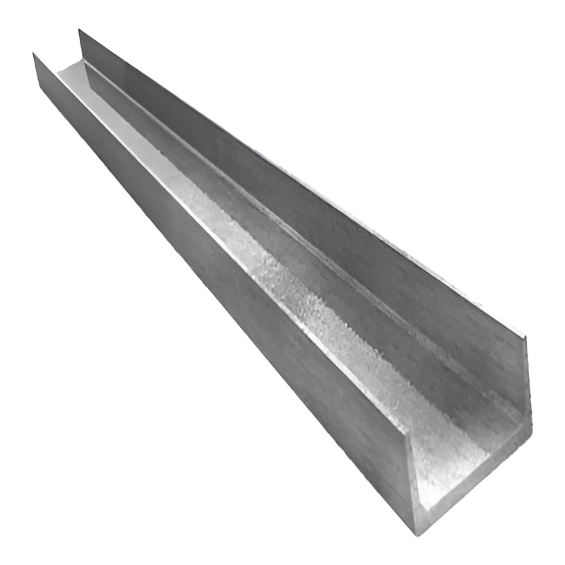 Directamente ASTM Q235 Q345 viga de acero laminada en caliente en forma de U para aplicaciones estructurales e industriales sin aleación