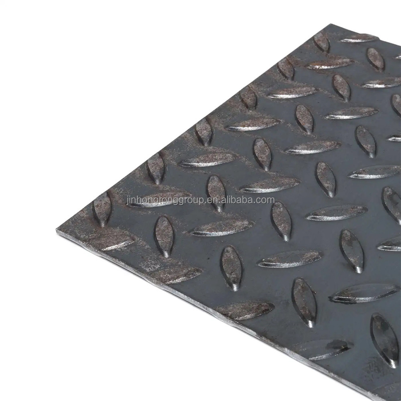 2B Superficie de acabado de color natural de hierro galvanizado en cuadros de 1,8-8,0 mm patrón de lágrimas para materiales de construcción