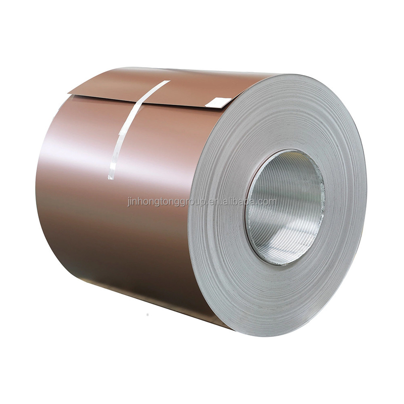 3003 Rollo de tira de aluminio con color dorado para alimentos Puerta y ventana Tolerancia ± 1% Muestra libremente