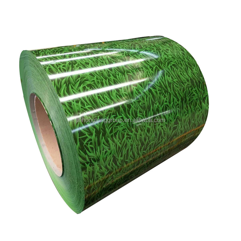 SGCC DX51D Q195 JIS G3312 PPGI bobina de acero recubierta de zinc con color de patrón floral bobinas PPGI recubiertas de 0,1-1 mm de espesor