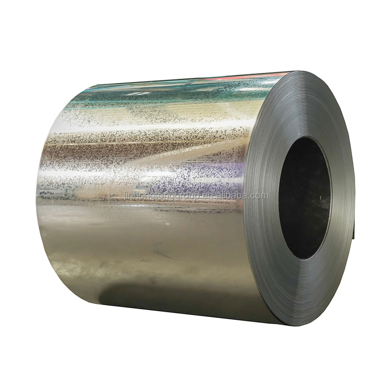 bobinas de acero al carbono con recubrimiento de zinc regular 0.8mm 60g 100g 150g 200g para hacer láminas corrugadas baja en carbono GI/GL