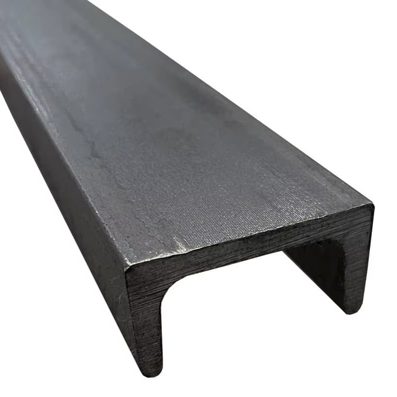 Q235 Q345 SS400 Material Acero de carbono de canal U 0,8 mm-3,0 mm espesor 100% Tolerancia ensayada ± 1% para el sistema de soporte