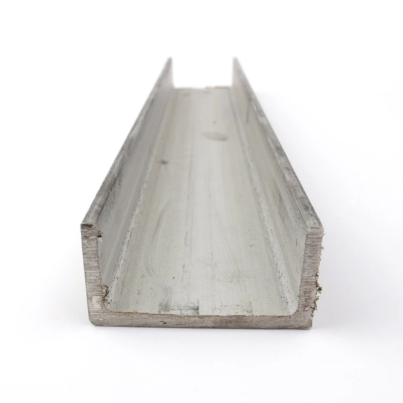 Técnica de laminado en frío de acero inoxidable laminado en caliente S30815 S32305 S32101 acabado de espejo de acero U canal para la técnica de construcción
