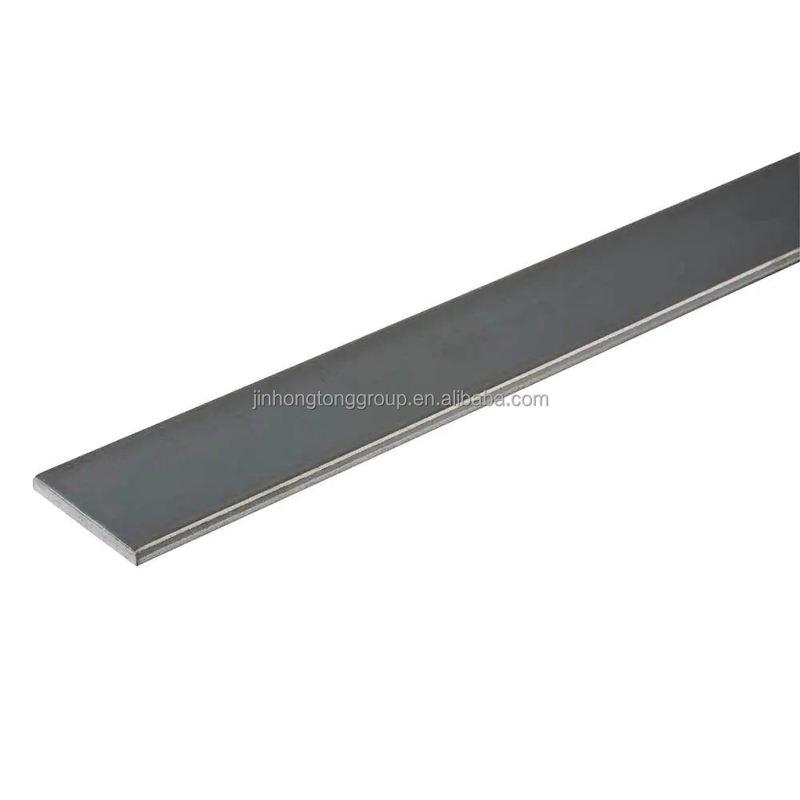 barra plana de acero suave Q195 Q235 Q345 ss400 s45c a36 s235jr 4130 1020 barra plana de acero utilizada para la construcción