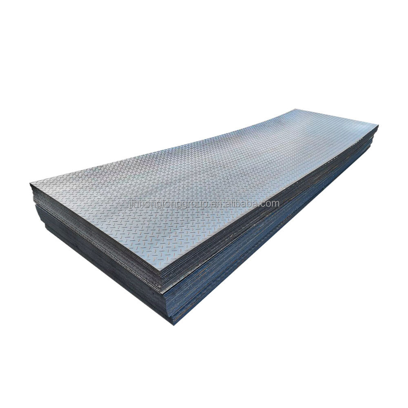 Buen precio SS400 Q235 Q345 Acero al carbono Patrón de lágrima de gota Placa cuadrada Galvanizado Placa cuadrada / Hojas hojas de placa cuadrada