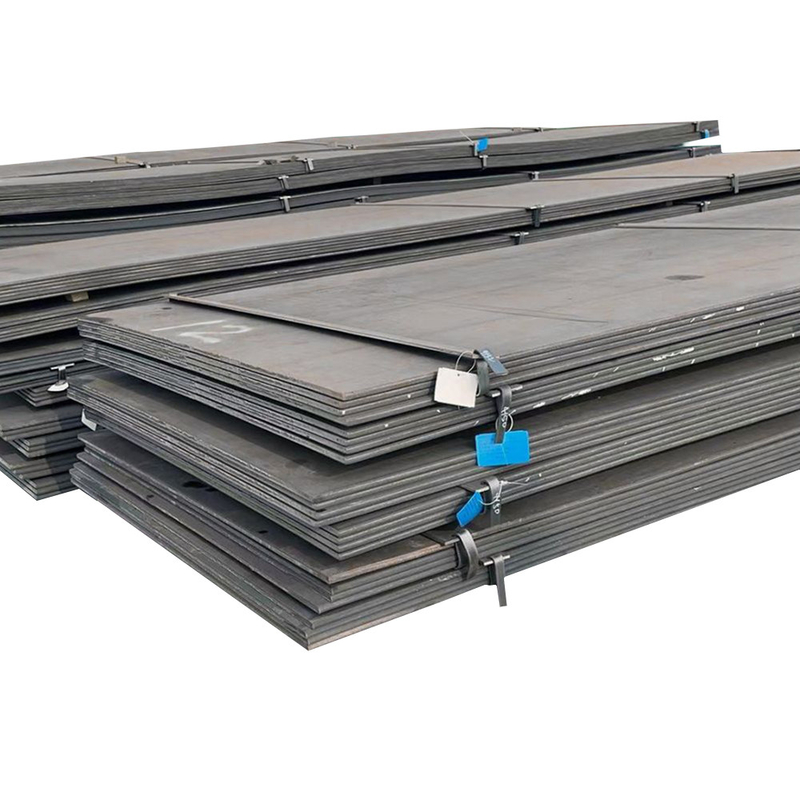 Fabricación de acero Ms Placa de acero al carbono laminada en caliente Q195 Q215 Q235 Q255 Q275 Placa de acero metálico