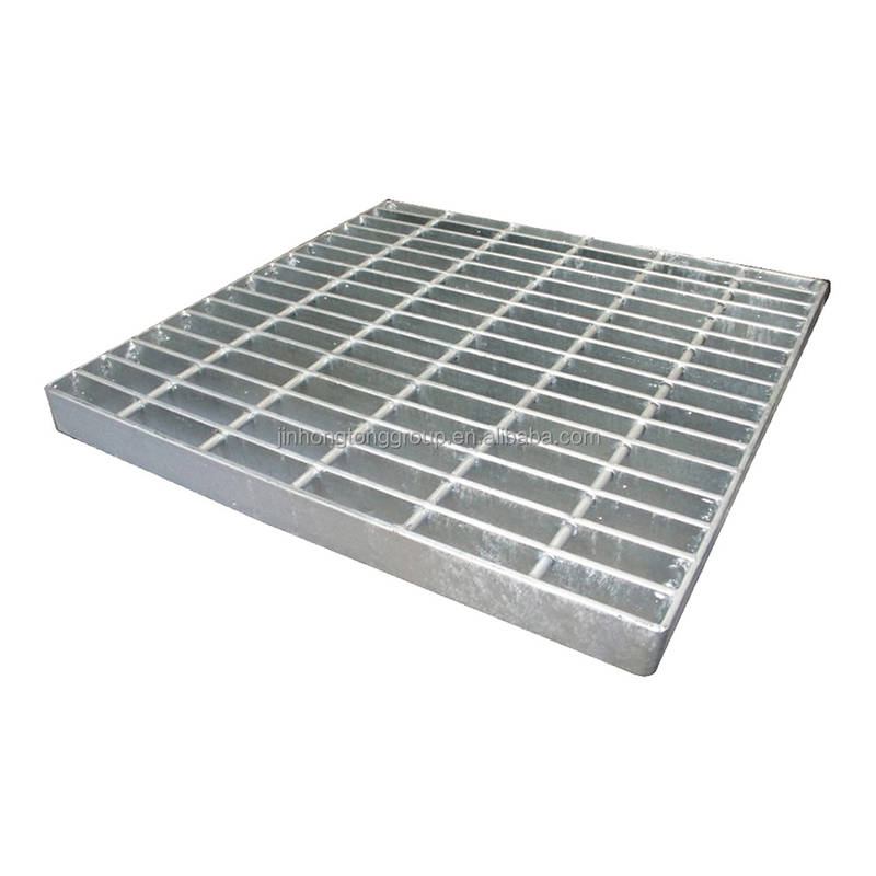 Rejas de metal galvanizado soldado Pasarela de pisos de plataformas industriales Rejas de acero 25x3 Rejas de barras galvanizadas