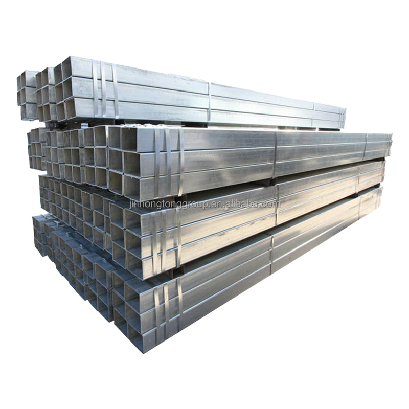 Tubo de acero galvanizado de alta calidad tubo de acero galvanizado en caliente tubo de acero galvanizado cuadrado galvanizado para puertos de automóviles