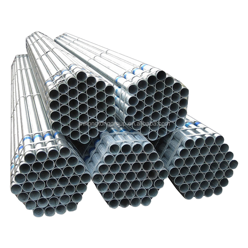 Venta caliente tubo galvanizado zinc 40g 60 * 2mm redondo tubo de acero galvanizado para la construcción