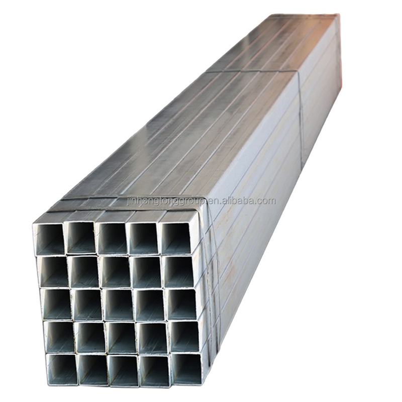 En10219 St37-2 20x20 25x25 40x40 50x50 60x60 20x40 30x50 150x150 Tubo de sección hueca Cuadrado tubo de acero galvanizado rectangular